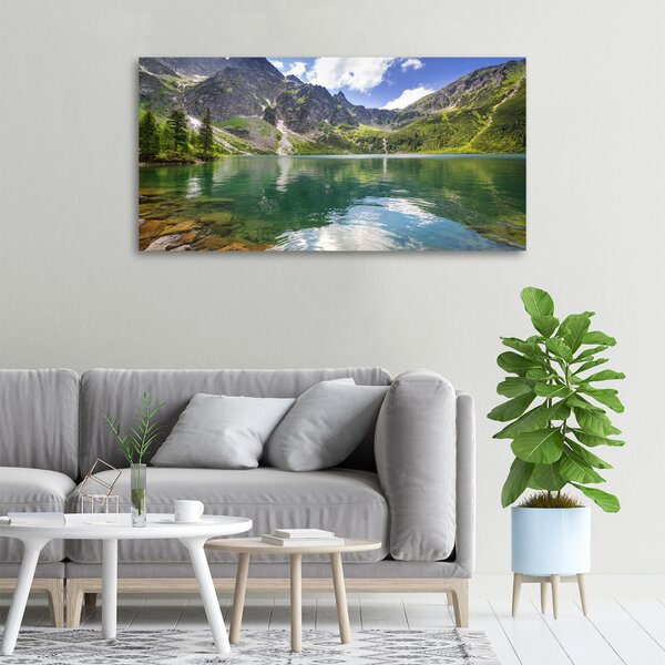 Moderní obraz canvas na rámu Mořské oko Tatry oc-54050852