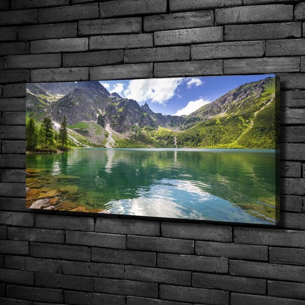 Moderní obraz canvas na rámu Mořské oko Tatry oc-54050852
