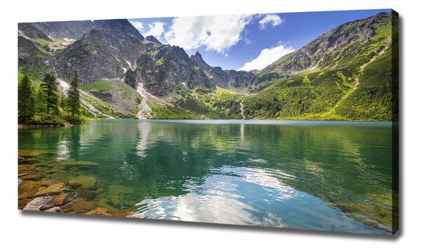 Moderní obraz canvas na rámu Mořské oko Tatry oc-54050852