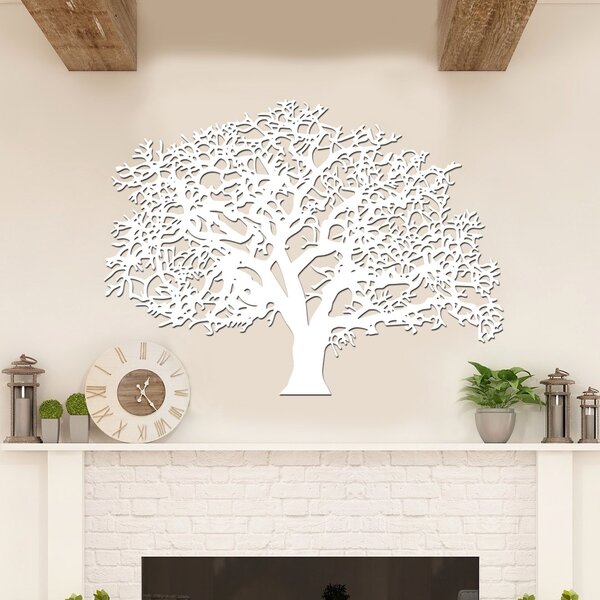 Dřevo života | Strom života na zeď XXL | Rozměry (cm): 60x45 | Barva: Bílá
