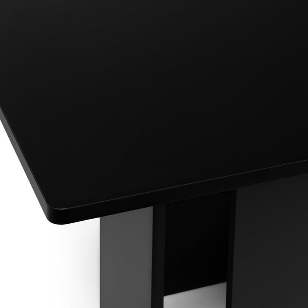 -25 % Dny MOMENTI– NovaNook Černý jídelní stůl Asper 100 x 100 cm