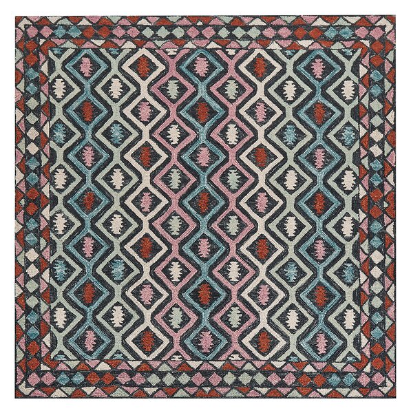 Vlněný koberec 200 x 200 cm vícebarevný HAYMANA