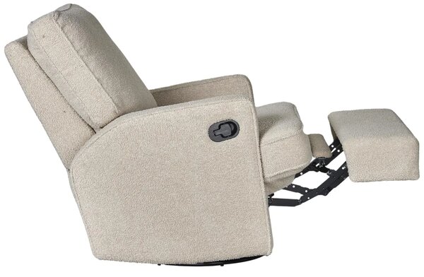 -25 % Dny MOMENTI– Béžové otočné polohovací křeslo Quax Teddy