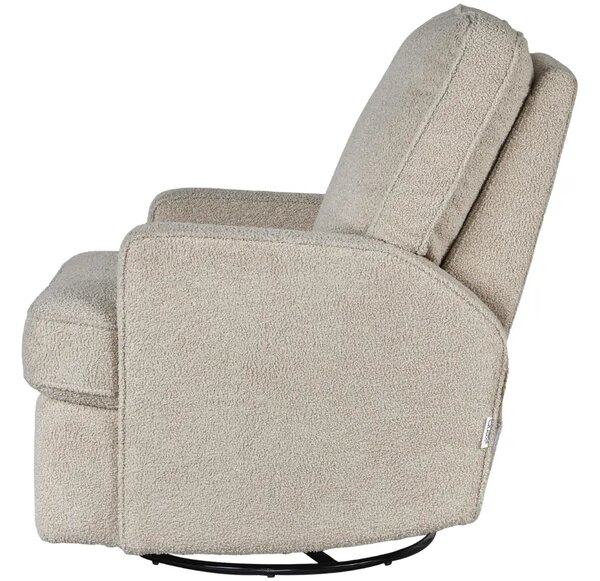 -25 % Dny MOMENTI– Béžové otočné polohovací křeslo Quax Teddy