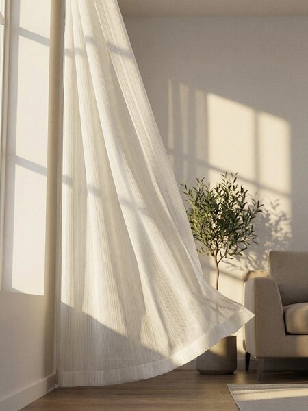 Sinsay - CURTAIN - béžová