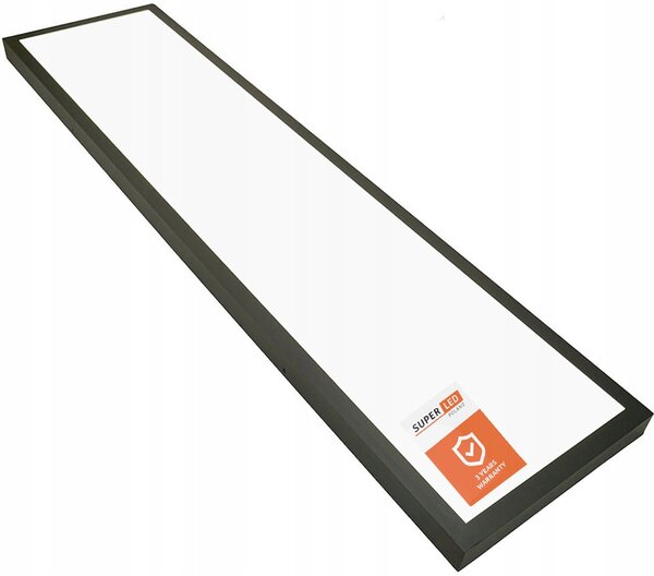 Stropní Svítidlo čtvercový SuperLED 120 x 3,8 cm černý