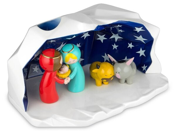 Alessi designové vánoční betlémy Happy Eternity Baby