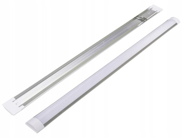 Stropní Svítidlo SuperLED bílé čtvercové 36 W 120 cm studená bílá