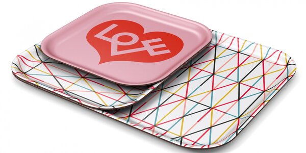 Vitra designové podnosy Classic Tray Small