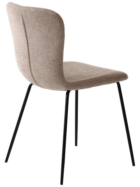 Unique Furniture Béžová čalouněná jídelní židle Delta