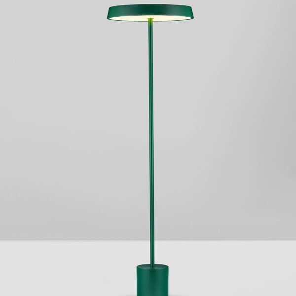Zelená kovová stojací LED lampa Nova Luce Vetro 136 cm
