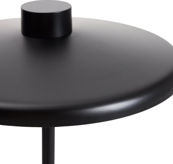 Kave Home Černá kovová stojací lampa Nuvira 130 cm