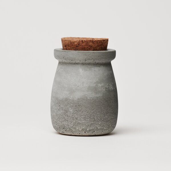 ODLITO Betonová dóza – Nefertiti – přírodní – 8 cm – 2ks
