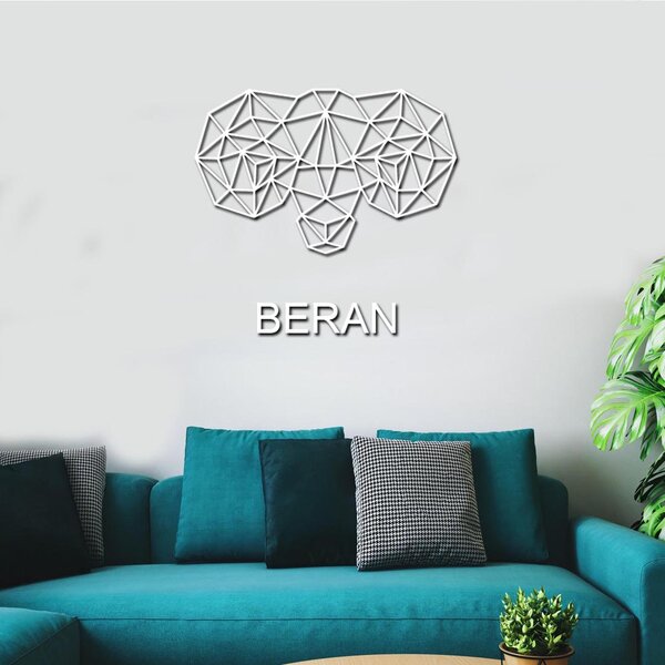 Dřevěná dekorace znamení BERAN | Rozměry (cm): 40x25 | Zvolte barvu dekoru: Javor