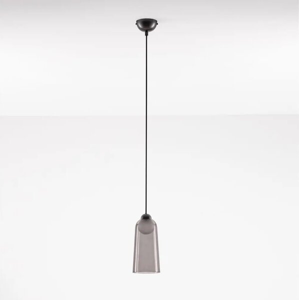 -25 % Dny MOMENTI– Nova Luce Kouřově šedé závěsné LED světlo Dione 10 cm