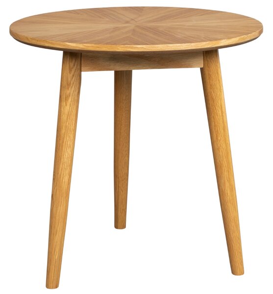 -25 % Dny MOMENTI– White Label Dubový odkládací stolek FABIO 50 cm
