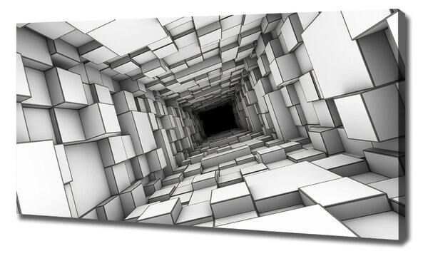 Foto obraz na plátně Tunel z krychlí oc-55216784