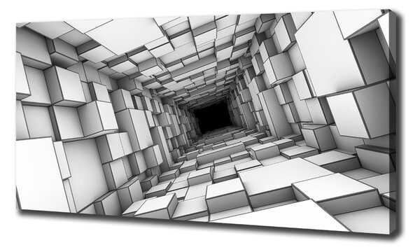 Foto obraz na plátně Tunel z krychlí oc-55216784