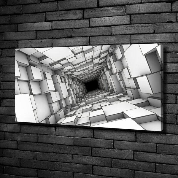 Foto obraz na plátně Tunel z krychlí oc-55216784