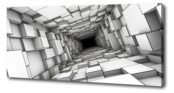 Foto obraz na plátně Tunel z krychlí oc-55216784