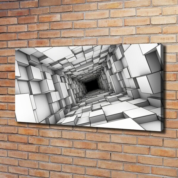 Foto obraz na plátně Tunel z krychlí oc-55216784