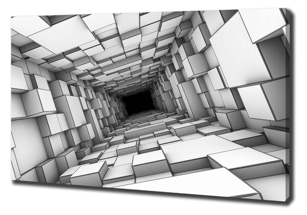 Foto obraz na plátně Tunel z krychlí oc-55216784