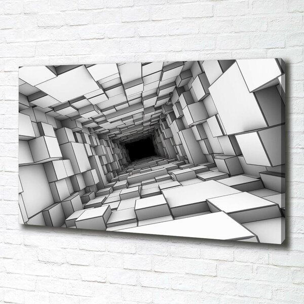 Foto obraz na plátně Tunel z krychlí oc-55216784