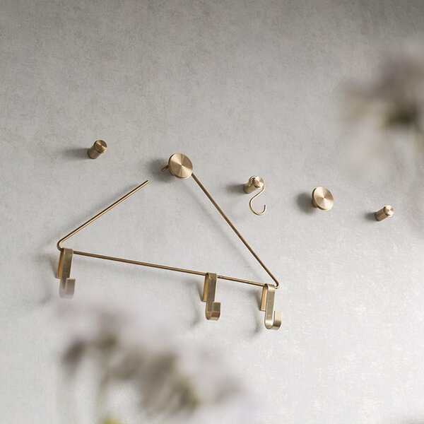 Ferm Living designové nástěnné věšáky Hook Steel Small