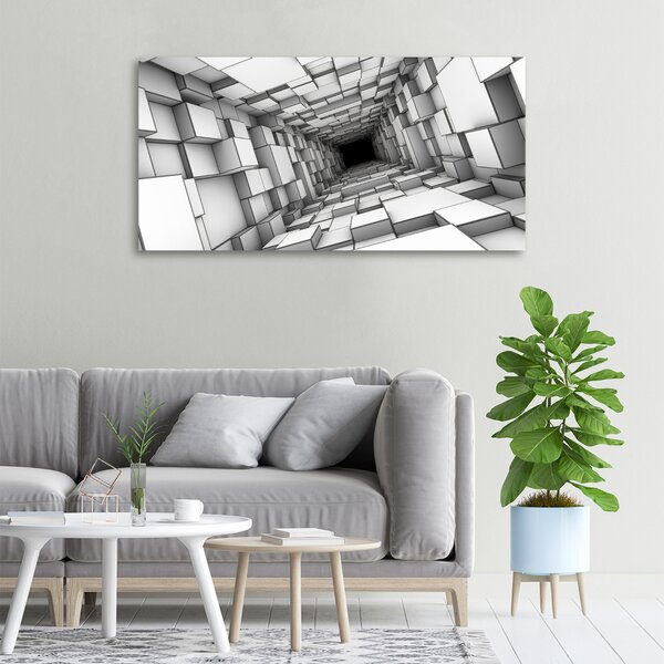 Foto obraz na plátně Tunel z krychlí oc-55216784