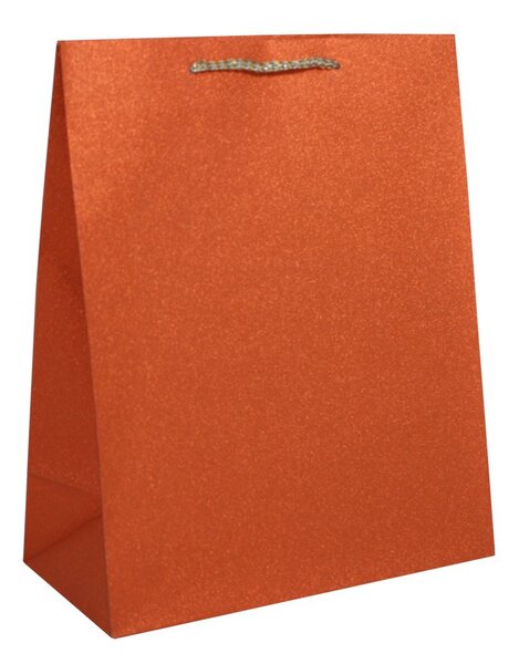 3ks Dárkových tašek L -glitter oranžová 8646906-0