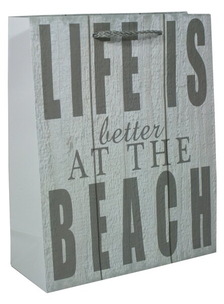 3ks Dárkových tašek M - Life is Better at the Beach 8600073