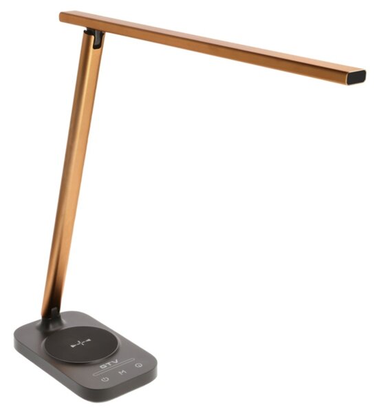 Stolní lampa BRESSI II zlatá/černá
