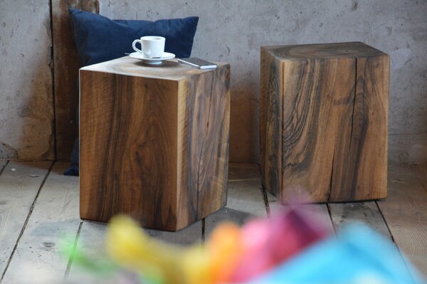 Jan Kurtz designové stoličky Block Hocker Square Medium