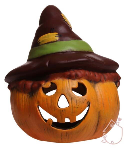 Dýně Halloween Zubínek keramická