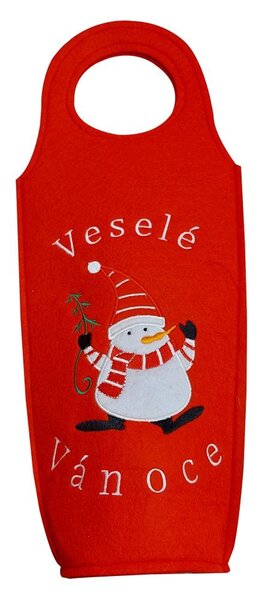 Taška na láhev filcová Veselé Vánoce 8647607