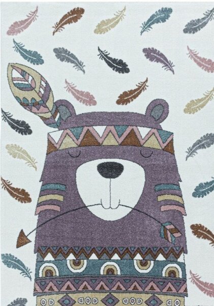 Dětský kusový koberec Funny 2104 violet - 120 x 170 cm