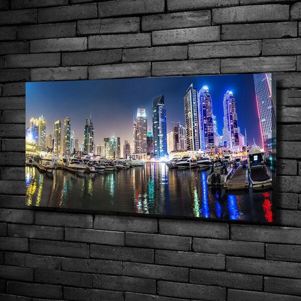 Foto obraz na plátně Noční Dubai oc-56151340