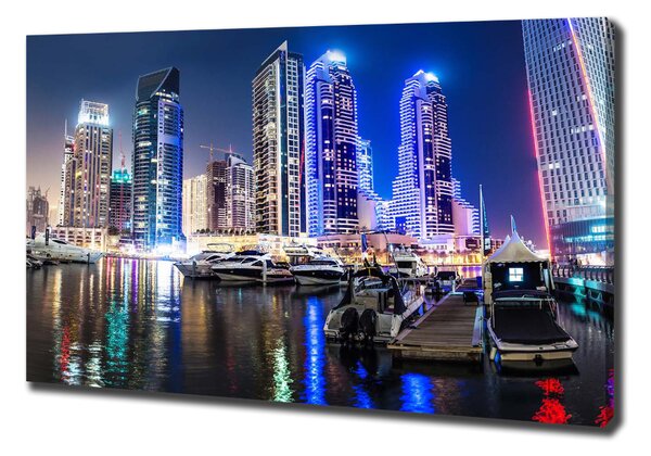 Foto obraz na plátně Noční Dubai oc-56151340