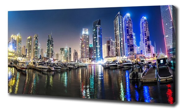 Foto obraz na plátně Noční Dubai oc-56151340