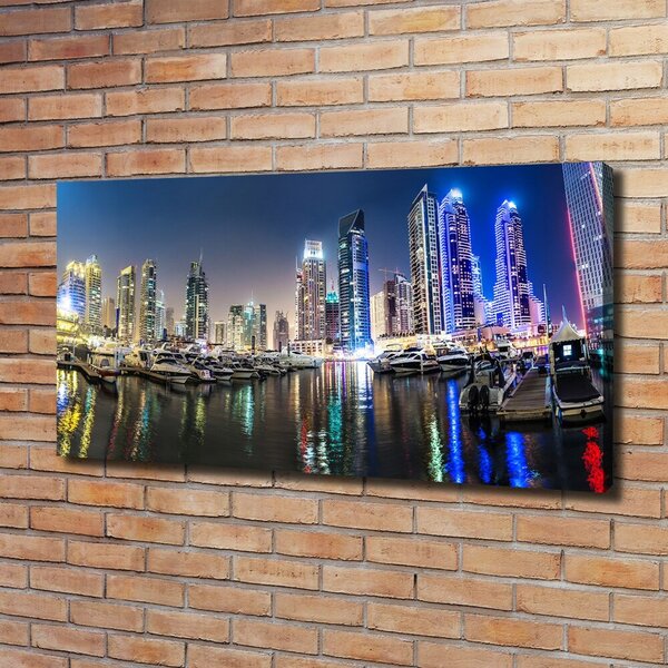 Foto obraz na plátně Noční Dubai oc-56151340