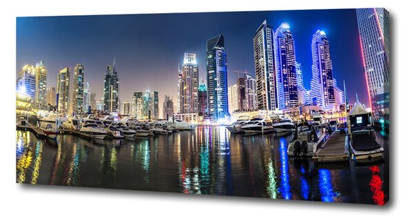 Foto obraz na plátně Noční Dubai oc-56151340