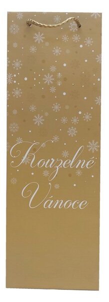 5ks Dárkové Vánoční tašky na lahev - Kouzelné Vánoce 8611302-1-0