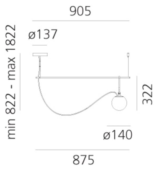 Artemide designová závěsná svítidla Nh S2 14 Suspension