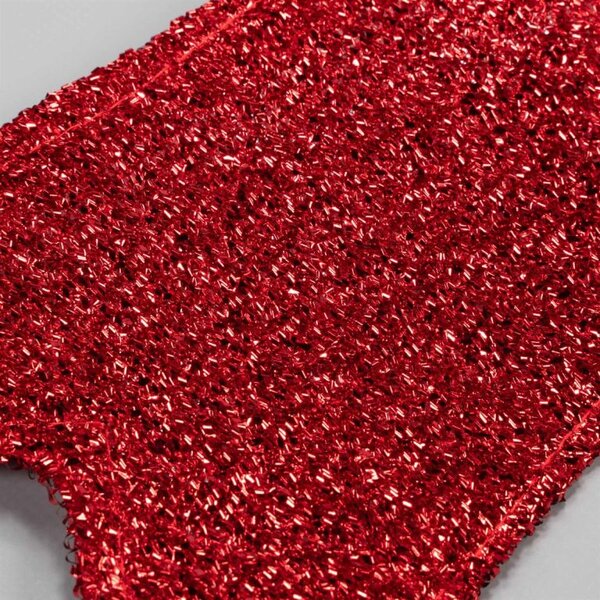 Vánoční dekorace, červená mašle, 20 LED, teple bílá
