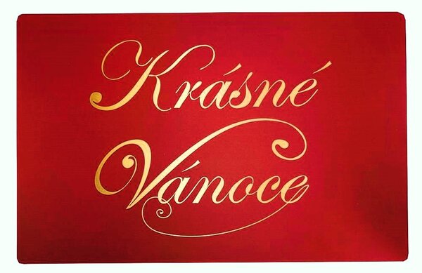 6ks Prostírání Krásné Vánoce 1000677