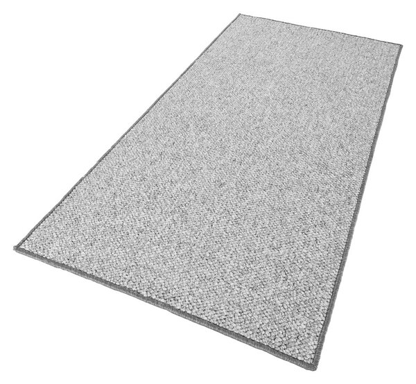 Šedý běhoun 80x300 cm Wolly – BT Carpet