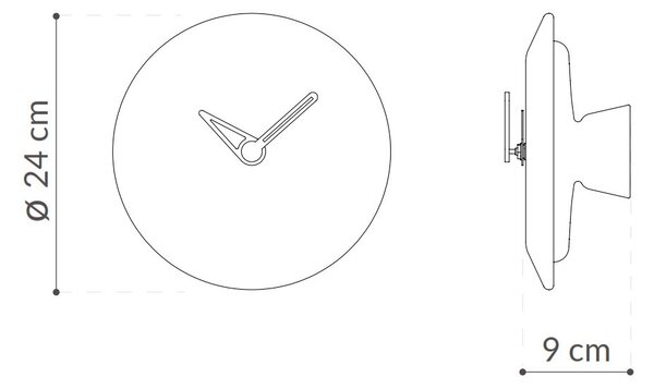 Nomon designové nástěnné hodiny Bari S