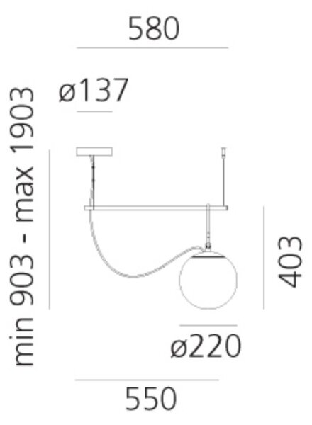 Artemide designová závěsná svítidla Nh S1 22 Suspension