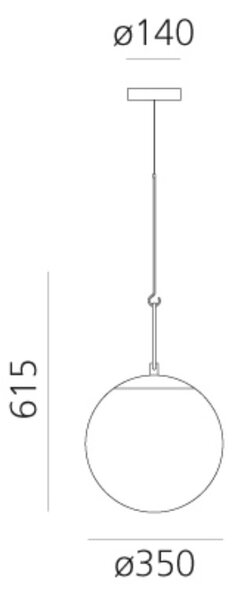 Artemide designová závěsná svítidla Nh 35 Suspension