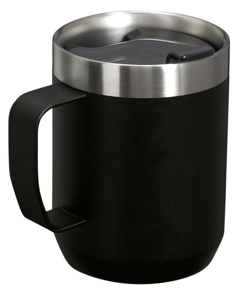 Černý termo hrnek z nerezové oceli 230 ml Stay-Hot Camp Mug Black – Stanley